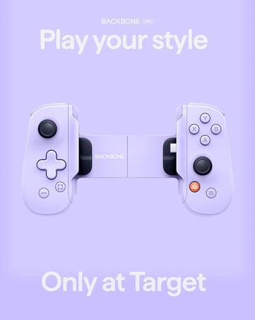 O Backbone One Purple Edition é a quinta variante do controle desde o seu lançamento. (Fonte da imagem: Backbone)