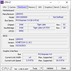 Placa principal CPU-Z