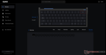 Iqunix EZ63 atribuindo uma macro. (Fonte da imagem: Iqunix/Julian van der Merwe)