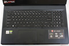 MSI GE76 Raider 11UH - Dispositivos de entrada