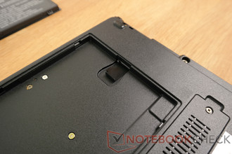 SIM-card slot underneath the battery