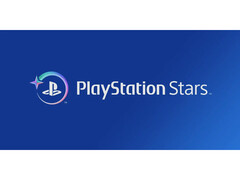 Uma imagem promocional do programa de fidelidade PlayStation Stars da Sony com o logotipo exibido em um fundo azul. (Fonte da imagem: Sony)