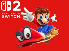 Banner mockup de Super Mario Odyssey Switch 2 (Fonte da imagem: Nintendo of America com edições)