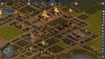 Na imagem: uma captura de tela do jogo Tlatoani: Aztec Cities.