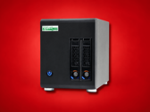 NAS de secretária Newtech Ness1300 concebido para armazenamento de dados fiável em espaços compactos.