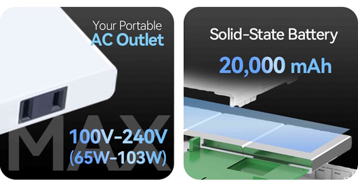 O Nomad N1 é um power bank fino com tomada CA e bateria de estado sólido (Fonte da imagem: Nomad)