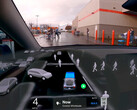 AI DRIVR no YouTube demonstra seu Tesla rodando no FSD v12 navegando em um estacionamento da Costo com notável facilidade. (Fonte da imagem: AI DRIVR no YouTube)