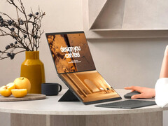 O Zenbook Duo (2026) é menor, mas mais poderoso que seu antecessor. (Fonte da imagem: Asus)