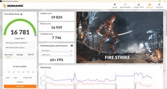 3DMark Fire Strike em modo de bateria