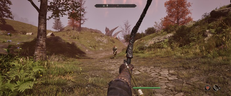 Mantemos esse bandido à distância com o arco. (Fonte da imagem: The Elder Scrolls IV: Oblivion Remastered)