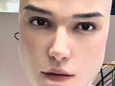 A cabeça robótica Origin M1 da AheadForm exibe expressões faciais quase humanas. (Fonte da imagem: AheadForm via YouTube)