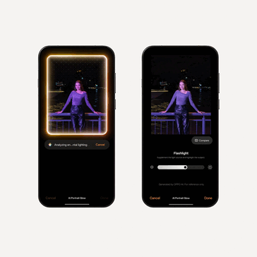 AI Portrait Glow no ColorOS 16 (Fonte da imagem: Oppo)