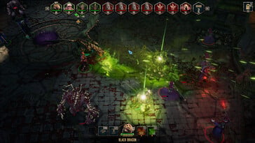 Uma imagem que mostra uma batalha em Disciples: Liberation.