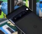 Mais fotos ao vivo do Google Pixel 8 Pro foram vazadas, aparentemente da linha de produção. (Fonte da imagem: Pretend Studio - editado)