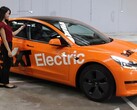 Os Teslas serão retirados gradualmente da frota de aluguel (imagem: SIXT)