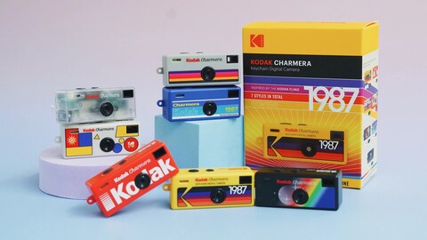 A embalagem em caixa cega adiciona um elemento de surpresa ao desembalar essa câmera (Fonte da imagem: Kodak)