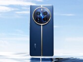 O Realme 12 Pro tem um design elegante com aparência de couro. (Imagem: Realme)