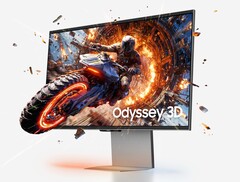 O novo monitor para jogos 6K da Samsung suporta conteúdo 3D (Fonte da imagem: Samsung)