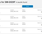 Listagens do Samsung SM-G525F Geekbench (Fonte: Geekbench Browser)