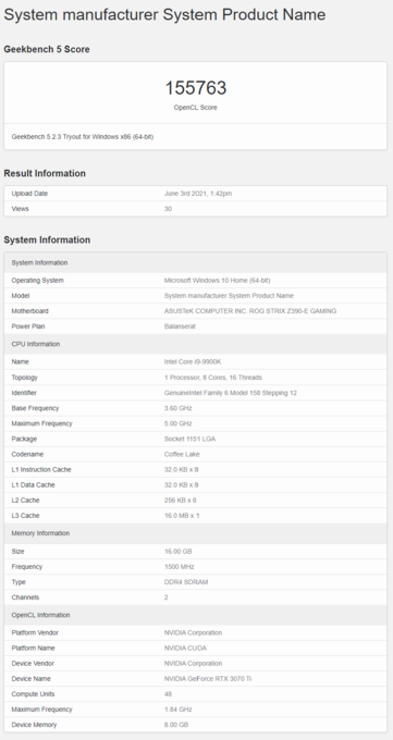 (Fonte de imagem: Geekbench)