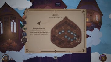 Na imagem: uma captura de tela da jogabilidade de Songs of Glimmerwick.
