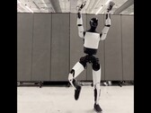 O Tesla Optimus exibe seus movimentos de dança para demonstrar a "inteligência incorporada". (Fonte da imagem: Tesla Optimus via X / anteriormente Twitter)