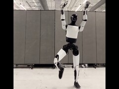 O Tesla Optimus exibe seus movimentos de dança para demonstrar a &quot;inteligência incorporada&quot;. (Fonte da imagem: Tesla Optimus via X / anteriormente Twitter)