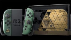 A edição limitada do console Switch 2 de *The Legend of Zelda: Ocarina of Time*, conforme ilustrado