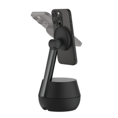 O Belkin Stand Pro suporta panorâmica motorizada de 360° e inclinação de 90°. (Fonte da imagem: Belkin)