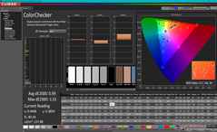 ColorChecker após a calibração