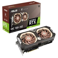 Asus GeForce RTX 3080 Edição Noctua. (Fonte: Asus)