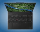 O ThinkPad P16s i Gen 5 visto de cima.