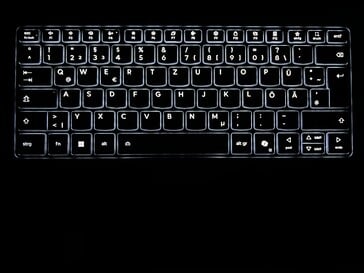 Luz de fundo do teclado