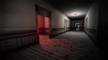 Uma captura de tela de “A Hole In My Room”