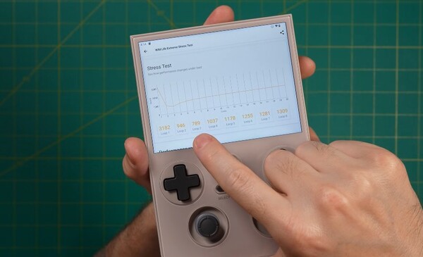 Inicialmente, o RG477V da Anbernic sofreu com um problema de desempenho, mas ele foi corrigido com uma OTA. (Fonte da imagem: Anbernic)