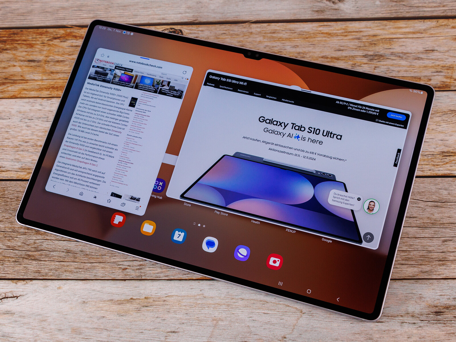 Análise do Samsung Galaxy Tab S10 Ultra - O maior tablet Android