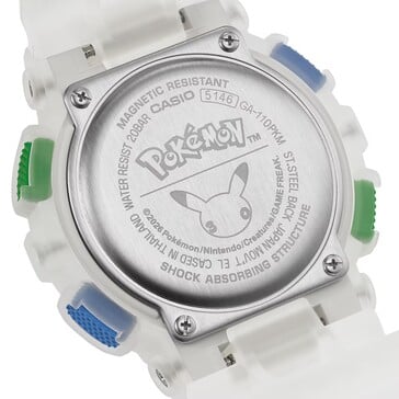 Fundo da caixa do relógio Pokémon 30º Aniversário GA-110PKM-7A