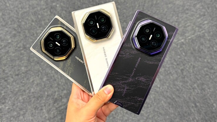 O Huawei Mate XT2 está disponível em três cores e com até 2 TB de armazenamento.