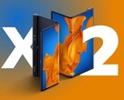 O Mate X2 virá em pelo menos duas versões. (Fonte da imagem: Huawei & Notebookcheck)