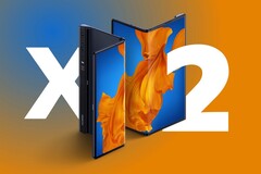 O Mate X2 virá em pelo menos duas versões. (Fonte da imagem: Huawei &amp;amp; Notebookcheck)