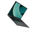 O Gram 16 2026 custa a partir de cerca de US$ 1.130 na China. Na foto: uma imagem promocional que mostra o design fino e leve do laptop.