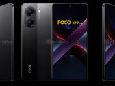 Uma renderização do "POCO X7 Pro". (Fonte da imagem: 91Mobiles)