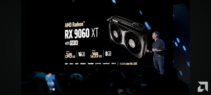 Preço e disponibilidade da Radeon RX 9060 XT (fonte da imagem: AMD)