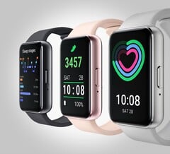 O Samsung Galaxy Fit4 parece adotar em grande parte o design do Galaxy Fit3 mostrado na imagem.