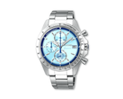 O novo lançamento em parceria da Seiko apresenta um cristal incrustado no índice das 10 horas, especialmente para o aniversário.