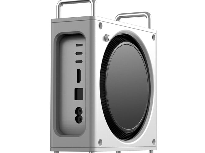 Este gabinete de alumínio transforma o Mac Mini M4 em um Mac Pro e