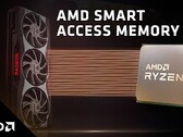 O SAM pode melhorar os framerados em até 10% em certos títulos (Fonte de imagem: AMD)