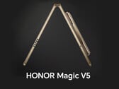 O Honor Magic V5 pode ser fino, mas a carcaça da câmera adicionará muito volume. (Fonte da imagem: Honor - editado)