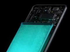 O Find X8 Pro, na foto, já contém uma bateria com capacidade comparativamente grande para seu tamanho. (Fonte da imagem: Oppo - editado)