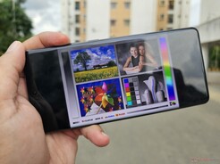 Visualização ao ar livre sob a luz do sol
